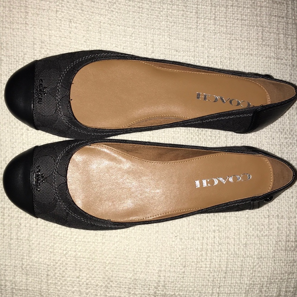 COACH Flats - Black - NEVER WORN